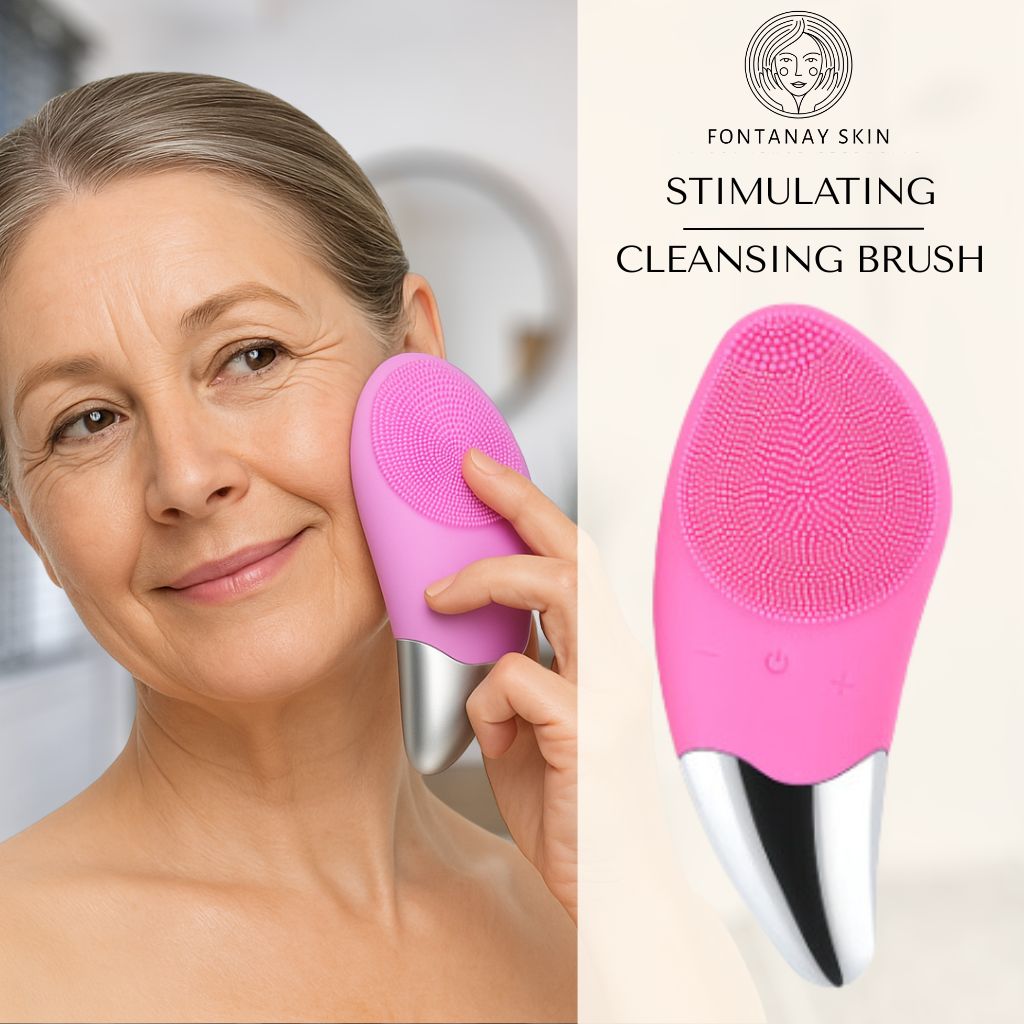 Facial Cleansing & Stimulating Silicone Brush Fontanay™
